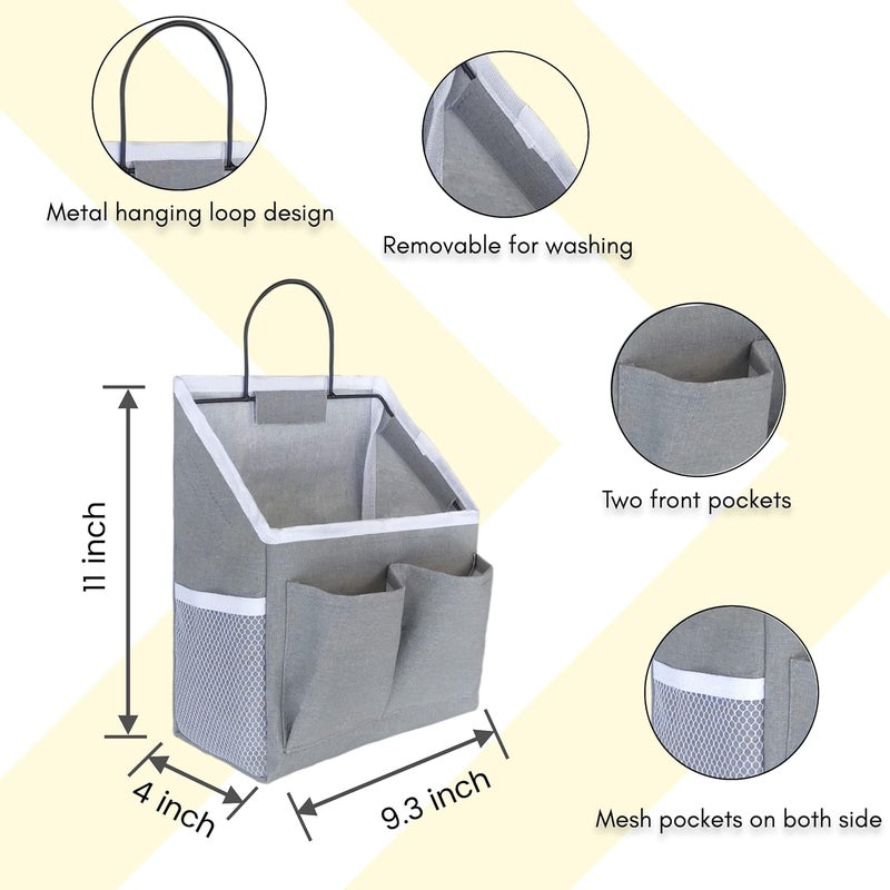 Kanrichu Wall Hanging Organizer Bag (Small) (Pink-2pcs) - Image 5